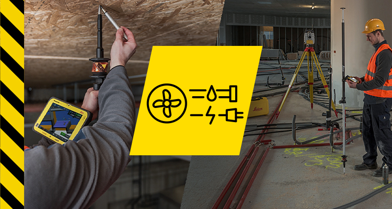 Migliora il tuo flusso di lavoro di installazione di impianti MEP e HVAC con le soluzioni digitali per l'edilizia Leica iCON.